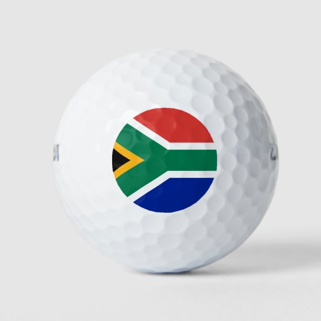 Pelotas De Golf Bandera de Sudáfrica (Anverso)