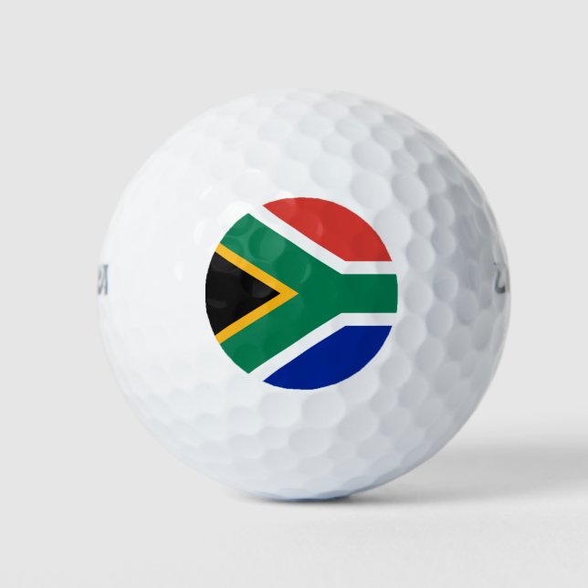 Pelotas De Golf Bandera de Sudáfrica (Anverso)