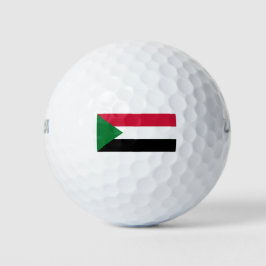 Pelotas De Golf Bandera de Sudán