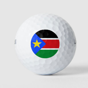 Pelotas De Golf Bandera de Sudán del Sur