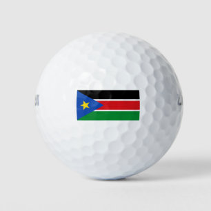 Pelotas De Golf Bandera de Sudán del Sur (África)