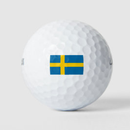 Pelotas De Golf Bandera de Suecia