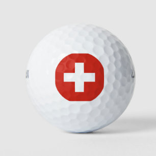Pelotas De Golf Bandera de Suiza