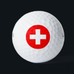 Pelotas De Golf Bandera de Suiza<br><div class="desc">Bandera de Suiza</div>