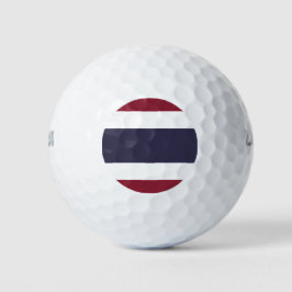 Pelotas De Golf Bandera de Tailandia