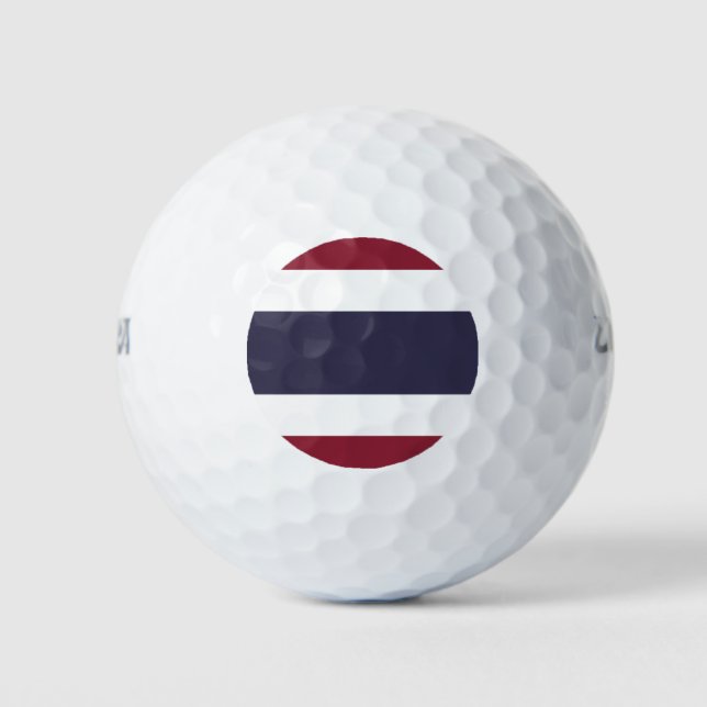 Pelotas De Golf Bandera de Tailandia (Anverso)