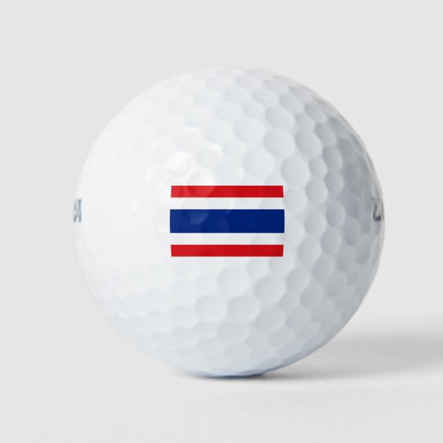 Pelotas De Golf Bandera de tailandia (Anverso)