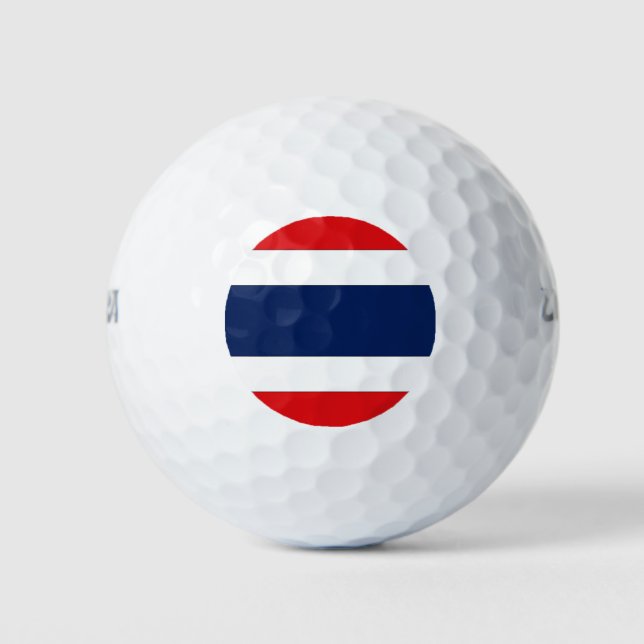 Pelotas De Golf Bandera de Tailandia (Anverso)