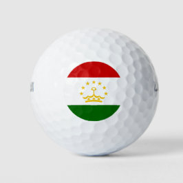 Pelotas De Golf Bandera de Tayikistán