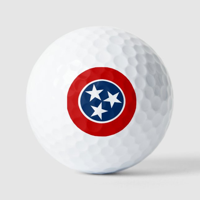 Pelotas De Golf Bandera de Tennessee (Anverso)