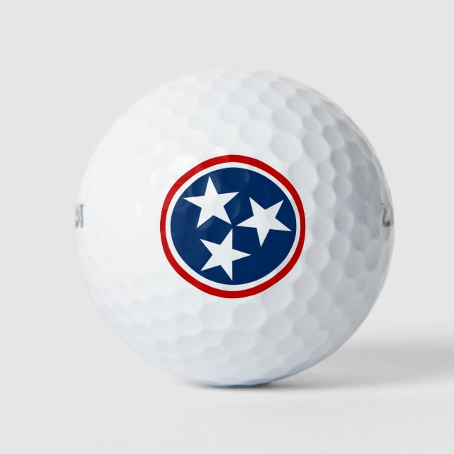 Pelotas De Golf Bandera de Tennessee (Anverso)