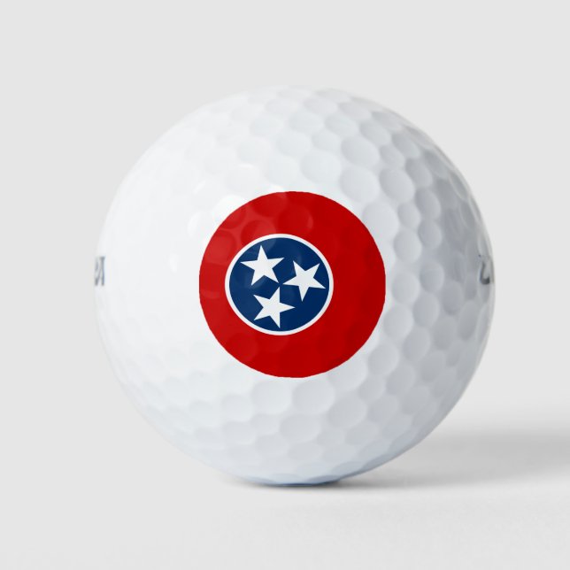 PELOTAS DE GOLF BANDERA DE TENNESSEE (Anverso)