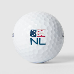 Pelotas De Golf Bandera de Terranova y Labrador