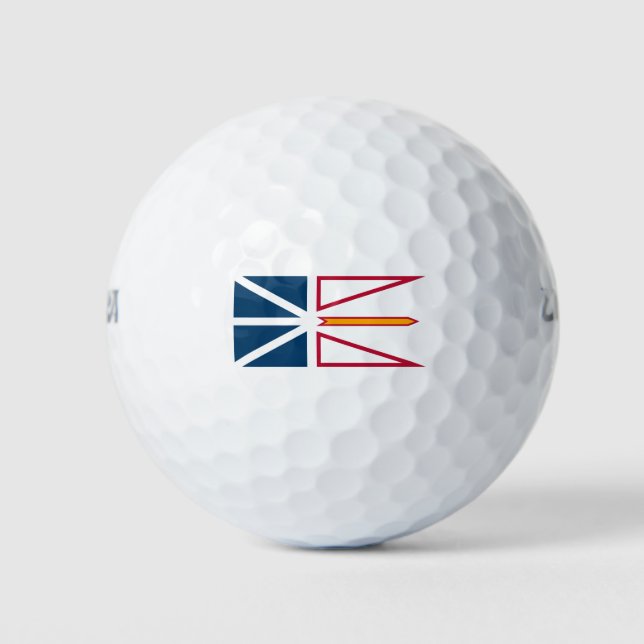 Pelotas De Golf Bandera de Terranova y Labrador (Canadá) (Anverso)