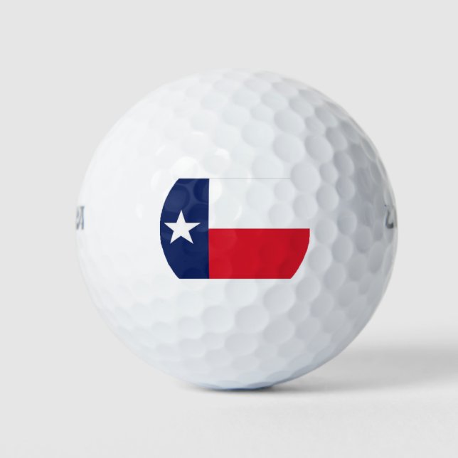 PELOTAS DE GOLF BANDERA DE TEXAS (Anverso)