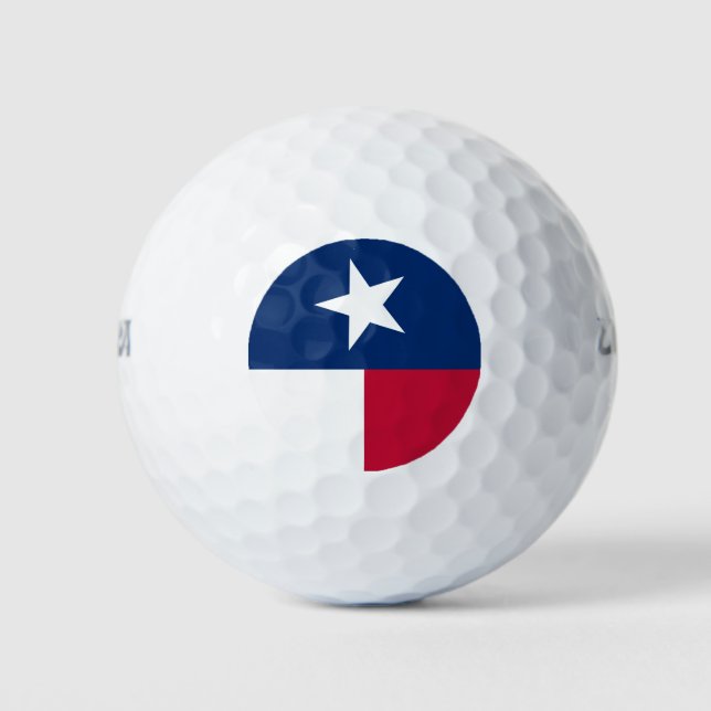 Pelotas De Golf Bandera de Texas (vertical) (Anverso)