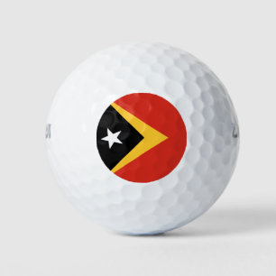 Pelotas De Golf Bandera de Timor Oriental