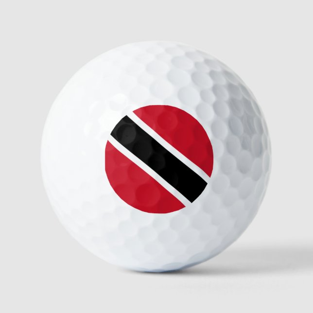 Pelotas De Golf bandera de trinidad y tobago (Anverso)