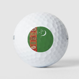 Pelotas De Golf Bandera de Turkmenistán