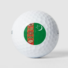Pelotas De Golf Bandera de Turkmenistán (Turkmenistán)