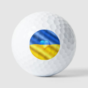 Pelotas De Golf Bandera De Ucrania - Libertad - Paz - Solidaridad