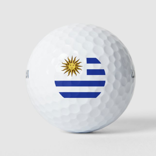 Pelotas De Golf Bandera de Uruguay (Anverso)