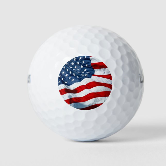 Pelotas De Golf bandera de usa (Anverso)