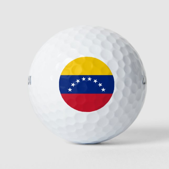 Pelotas De Golf Bandera de Venezuela (Anverso)