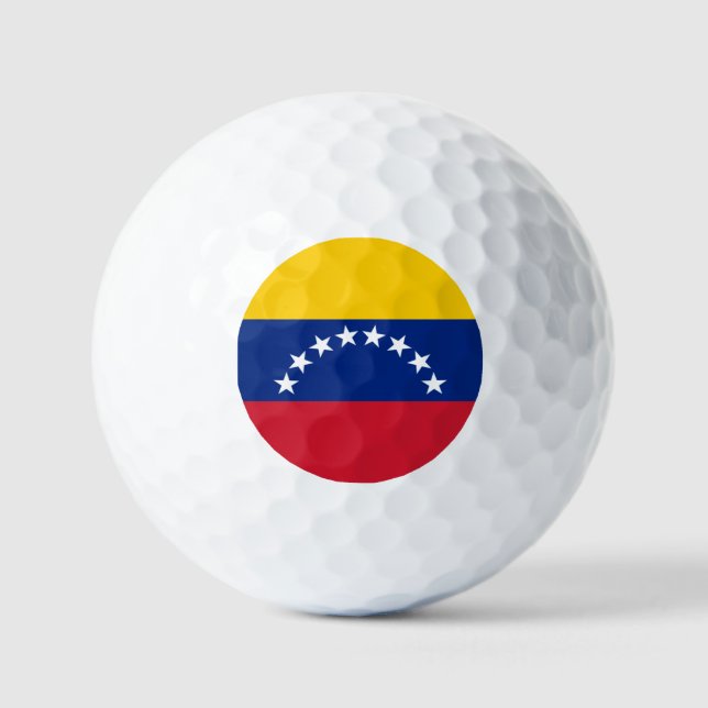 Pelotas De Golf Bandera de Venezuela (Anverso)