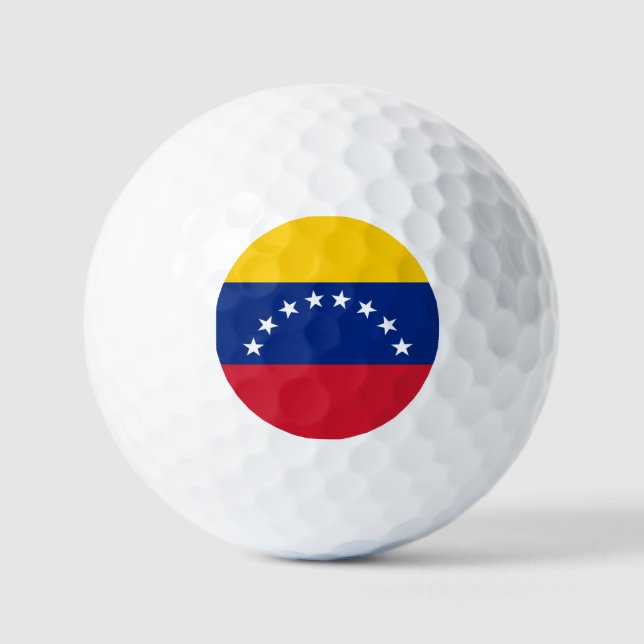 Pelotas De Golf Bandera de Venezuela (Anverso)