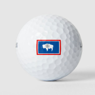 Pelotas De Golf Bandera de Wyoming