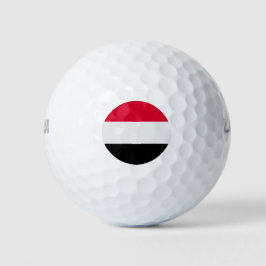 Pelotas De Golf Bandera de Yemen