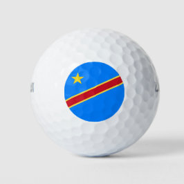 Pelotas De Golf Bandera del Congo