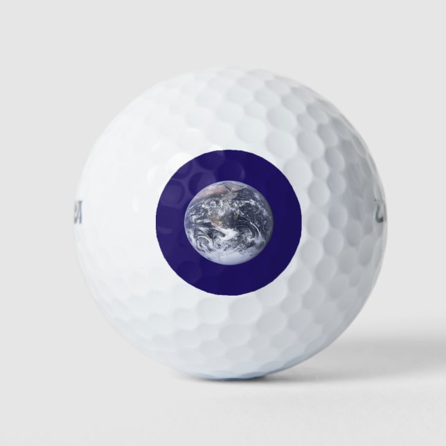 Pelotas De Golf Bandera del Día de la Tierra (Anverso)