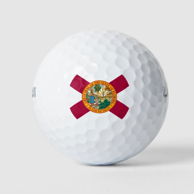 Pelotas De Golf Bandera del estado de Florida (Anverso)
