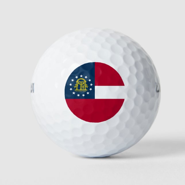 Pelotas De Golf Bandera del Estado de Georgia (Anverso)