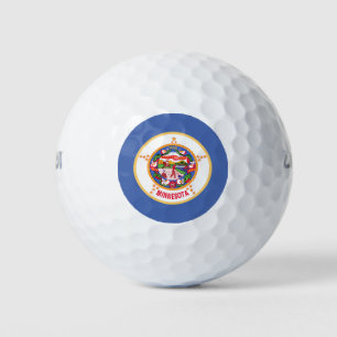 Pelotas De Golf Bandera del estado de Minnesota