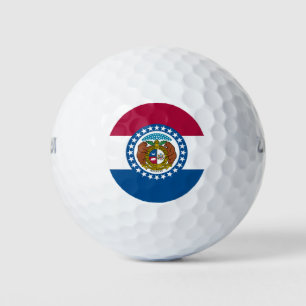 Pelotas De Golf Bandera del estado de Missouri
