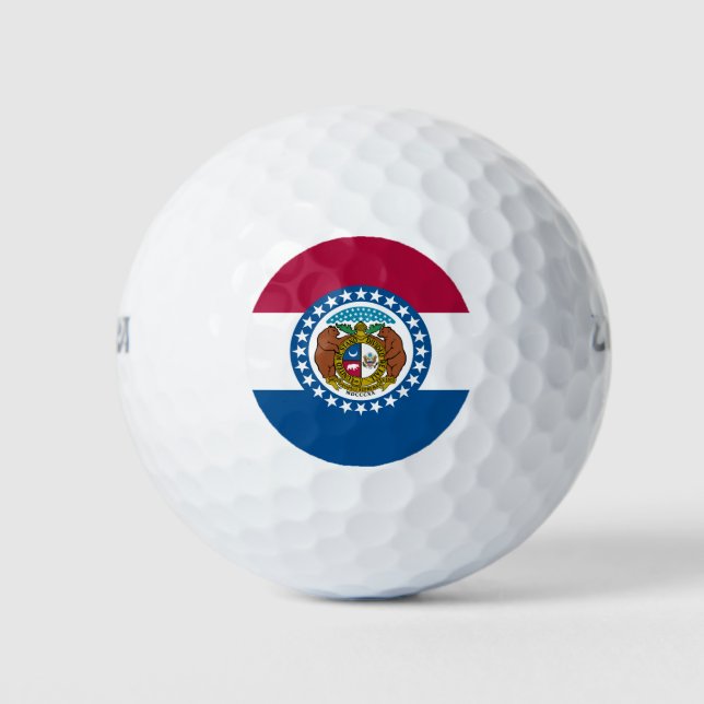 Pelotas De Golf Bandera del Estado de Misuri (Anverso)
