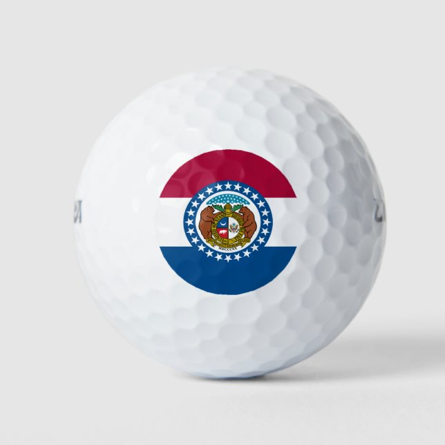 Pelotas De Golf Bandera del Estado de Misuri (Anverso)