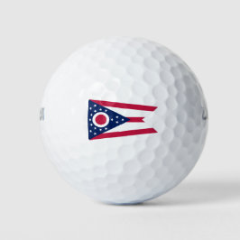 Pelotas De Golf Bandera del Estado de Ohio