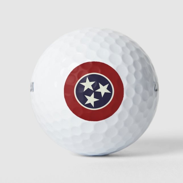 Pelotas De Golf Bandera del estado de Tennessee (Anverso)