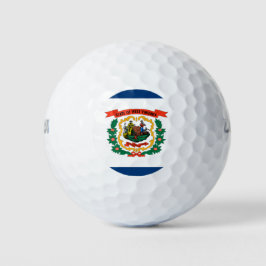 Pelotas De Golf Bandera del Estado de Virginia Occidental