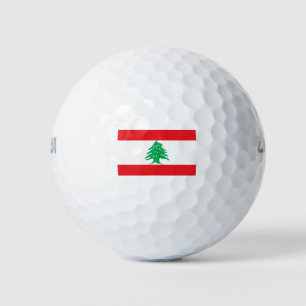 Pelotas De Golf Bandera del Líbano