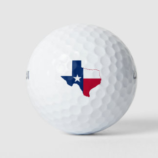 Pelotas De Golf Bandera del mapa de Texas