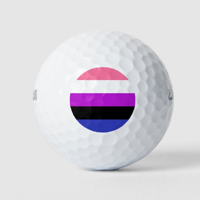 Pelotas De Golf Bandera del Orgullo de Gélulos (Anverso)