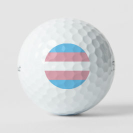 Pelotas De Golf Bandera del Orgullo Trans