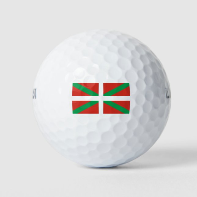 Pelotas De Golf Bandera del País Vasco (Anverso)