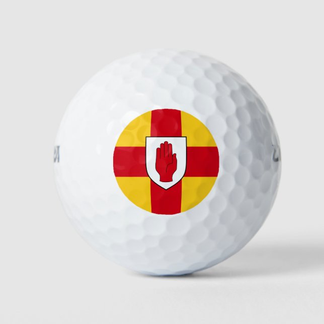 Pelotas De Golf Bandera del Ulster (Anverso)