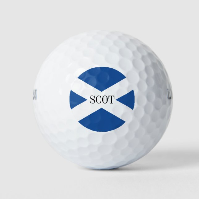 Pelotas De Golf Bandera escocesa del personalizado escocés Wilson  (Anverso)